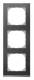 Merten MEG4030-3669 M-Pure Decor frame, 3x slate / aluminum