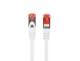 Lanberg PCF6-10CU-0025-W Patch cable CAT.6 S/FTP LSZH Cu 0.25 m Fluke certified white