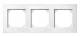 Merten 488319 M-PLAN II frame 3-fold flush installation polar white