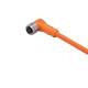 Ifm Electronic E12295 IFM Kabeldose abgewinkelt M12 8p AC/DC silikonfrei Kontakte vergoldet