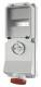 Mennekes 6062A 63A5P 6H400V Wanddose DUO IP44