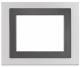 Siemens 5WG15888AB12 GAMMA INSTABUS DESIGN FRAME FOR TO, PANEL ALUMINIUM 5WG1588-8AB12