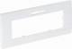 OBO Bettermann 6119382 OBO AR45-BF3 RW cover frame module 45.3-fold 84x185mm pure white 