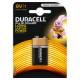 Duracell 48510 6LR61 /Block (MN1604) - Alkali-Mangan Batterie (Alkaline), 9 V