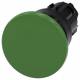 Siemens 3SU10001BD400AA0 mushroom pushbutton, 22mm round green 40mm