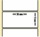 OEM-Factory Etiketten - PET 36 x 13mm, 3M Sicherheit, K40,SILB