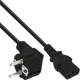 INLINE cable INLIINE Kaltgeräte/Netzcable St. > C13-St. (abgewinkelt) 1,8m [bk]