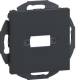 Hager GSETMM3019011 Mounting frame 1-way for MM type 30+Z-disc 55 graphite black