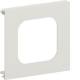 Hager BR1201R189016 Blende 1-fach R18 PVC BR OT 120 weiß