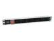 Equip 333318 48,3 cm ( 19 Zoll ) Steckdosenleiste 12xIEC 60320 C13+Schalter schwarz Alu. 