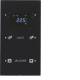 Berker 75642155 Touchsensor 2fach mit Temperaturregler R.3 Glas, schwarz