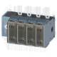 Siemens 3KF24120LF11 3KF2412-0LF11 switch disconnector with fuse 125 A BG2 4-pole for NH000 left