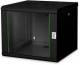 DIGITUS 9HE wall housing 509x600x600 mm black (RAL 9005)