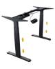 Table frame IcyBox electr. height adjustment without plate black.