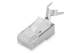 DIGITUS CAT 6A Modular Plug 8P8C shielded for solid wire AWG 22-23 100 pcs. Pack