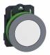 Schneider Electric XB5FA11C0 Schneider push button, complete, plastic, momentary, white, 30mm