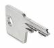 Schneider Electric ZBGK1242E Schneider replacement key 1242E