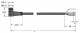 Turck PKWS4M-10/TEL actuator and sensor cable PVC connection cable 6627440