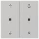 GIRA 5367015 S3000 Jal.- +Schaltuhr BT System 55 Grau m