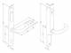 Eff Eff Fritz Fuss 49610811111-B87 EFF ZK-Beschlag ANYKEY C 44-49mm PZ92 Edelstahl Ausf.B 