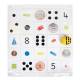 TTS Transparent play and learning mat for Bee-Bot and Blue-Bot 8x8