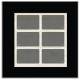 Issendorff 30151 LCN GT6B Sensor Tastenfeld schwarz 6 Tasten 