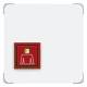 Jung NRSCD0834RTWW Ruftaster alpinweiß