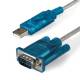 StarTech.com 3ft USB to RS232 DB9 Serial Adapter Cable - M/M - DB-9 Male Serial - Type A Male USB