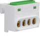 Hager GZ04E PE terminal 1x4 terminal positions IP2X green-yellow