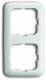 Busch Jaeger 2CKA001725A0936 BJ 2512-214 Rahmen 2-fach Reflex SI alpinweiß
