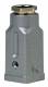 Walther-Werke T702803MS Walther Tüllengehäuse A3/A4 57mm LVN 1xM20 gerade mit Stutzen