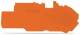 WAGO 2016-7792 Abschlussplatte und Zwischenplatte 1 mm dick orange
