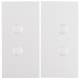 Berker 15711909 Wippen anschraubbar S.1/B.1/B.3/B.7 Glas polarweiss matt