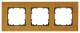 Siemens 5TG1103-1 DELTA miro frame 3-fold real matt wood wood type cherry tree
