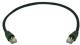 Telegärtner 100008101 Patchkabel S/FTP Cat.6a 0,5 m MP8 FS500 PE schwarz 1:1