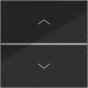 Hager WAN7050BG Abdeckung 1f Pfeile für Taster Matter vernetzbar Ax/C.x