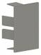 Ggk 1184 end plate 40x60 gray LFG/EST40x60GR