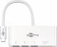 Goobay 62097 USB-C™ Multiport Adapter CardReader - erweitert ein USB-C™ Gerät um drei USB 3.0 Anschlüsse sowie einen Kartenschacht für SD/MMC- und Micro SD-Karten
