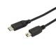 STARTECH.COM USB C to Mini USB Cable - 6 ft / 2m - M/M - USB 2.0 - Mini USB Cord - USB C to Mini B Cable - USB Type C to Mini USB