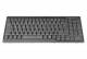 DIGITUS keyboard for TFT consoles black, cable, Turkish