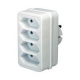 Adapter plug Brennenstuhl EUR 4 4x white