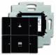 Busch Jaeger 2CKA006116A0170 BJ 6126/01-81 Switch Sensor, 2-fold m.Bus, flush-mounted bus coupler sensors f.KNX anthracite