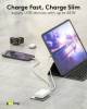 Goobay USB-C™ PD GaN Dual-Schnellladegerät 90° Flat (45 W