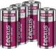 Tecxus Wiederaufladbarer RCR123 Akku - 500 mAh, 4 Stk. im Karton - Lithium-Ionen-Akku (Li-Ion), 3,2 V