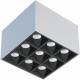LIFA 6989552 surface-mounted light SECRET AD 7-18 65° silver 6989552