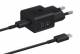 Samsung Schnellladegerät T2510 USB-C 25W mit Datenkabel, schwarz