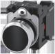 Siemens 3SU11500AB103CA0 3SU1150-0AB10-3CA0 Drucktaster 22 mm rund schwarz Druckknopf 1Ö