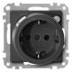 Merten 232814 FI-SCHUKO-Steckdose BRS anthrazit System M