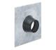 Kaiser 9089-53 Rohrmanschette D:75-90 mm Vlies-Butyl Dichtungsmanschette