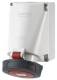 Mennekes 132A 63A4P 6H400V Wanddose IP67 400V IP67 6h